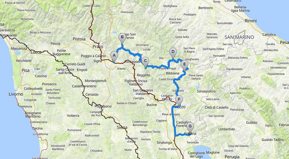 Tuscan Monasteries bike tour