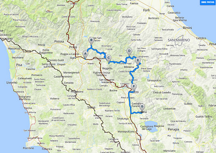Tuscan Monasteries bike tour