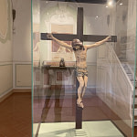 Badia a Passignano - Crucifix in linden wood by Michelangelo