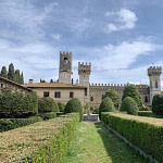 Badia a Passignano - A view from the Italian style garden