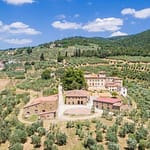 Tuscany Bike Tour - View from drone