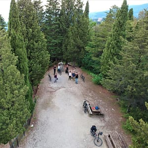 Fiesole - Mount Ceceri from drone